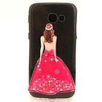 For Samsung Galaxy A3 A5 (2017) Plus Case Cover Sexy Girls Flash Powder Quicksand TPU Material DIY Phone Case A7 (2017) A3 A5 (2016)