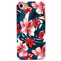 For Apple iPhone 7 7 Plus 6S 6 Plus Case Cover Flower Pattern Decal Skin Care Touch PC Material Phone Case