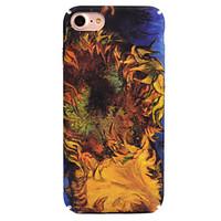 For Apple iPhone 7 7 Plus 6S 6 Plus Case Cover Sunflower Pattern Decal Skin Care Touch PC Material Phone Case