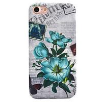 For Apple iPhone 7 7 Plus 6S 6 Plus Case Cover Flower Pattern Decal Skin Care Touch PC Material Phone Case