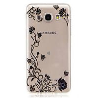 For Samsung Galaxy J7 2017 J5 2016 IMD Transparent Case Back Cover Case Flower Soft TPU for J5 2017 J3 2017 J710 J310 J3 J5 J1 2016 J1