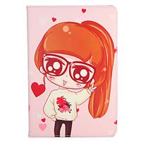 For Apple iPad Mini1 2 3/4 Case Cover with Stand Flip Pattern Full Body Case Sexy Lady Heart Hard PU Leather