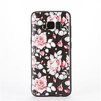 for samsung galaxy s8 pattern case back cover case flower soft tpu