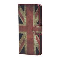 For Samsung Galaxy Case Card Holder / with Stand / Flip / Pattern / Magnetic Case Full Body Case Flag PU Leather SamsungA5(2016) /