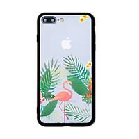 For Case Cover Pattern Back Cover Case Flamingo Hard Acrylic for iPhone 7 Plus 7 6s Plus6 Plus 6s SE 5S 5