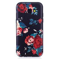 For Samsung Galaxy A3(2017) A5(2017) Case Cover Flowers Pattern Painted Feel TPU Soft Case Phone Case A3(2016) A5(2016)
