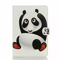 For Card Holder with Stand Flip Case Full Body Case Panda Hard PU Leather for Apple iPad Air 2 Air Mini 4 Mini 3/2/1 iPad 2.3.4