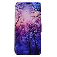For Sony Xperia XA E5 Case Cover Tree Pattern HD Painted Voltage TPU Process PU Skin Phone Case Xperia C6 Ultra