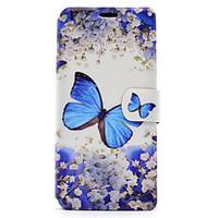 For Sony Xperia XA E5 Case Cover Butterfly Pattern HD Painted Voltage TPU Process PU Skin Phone Case Xperia C6 Ultra