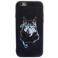 For Apple iPhone 7 7 Plus 6s 6 Plus Case Cover Wolf Pattern Thicker TPU Material Scrub Soft Case Phone Case