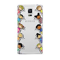 for samsung galaxy note 5 note 4 transparent pattern case back cover c ...