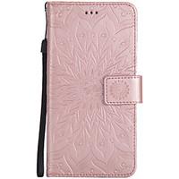 For Wiko Pulp Fab 4G Lenny3 Lenny2 Pulp PU Leather Material Sun Flower Pattern Embossed Phone Case
