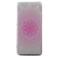 for sony xperia xa case cover pink full flower pattern painted tpu mat ...