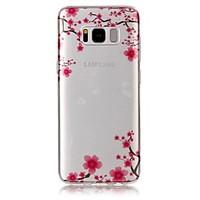 For Samsung Galaxy S8 Plus S8 Case Cover Plum Blossom Pattern High Permeability TPU Material IMD Craft Phone Case S7 S6 (Edge) S7 S6 S5
