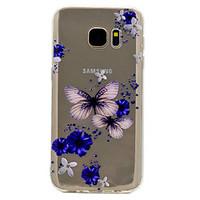 For Samsung Galaxy S8 Plus S7 Butterfly Pattern Soft TPU Material Phone Case for S6 S8
