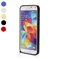 For Samsung Galaxy Case Shockproof Case Bumper Case Solid Color Aluminium Samsung S5