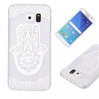 For Samsung Galaxy Case Transparent Case Back Cover Case Lace Printing PC Samsung S6 edge / S6 / S5 Mini / S5