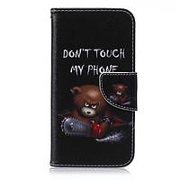 For Samsung Galaxy Case Card Holder / Wallet / with Stand / Flip Case Full Body Case Cartoon PU Leather SamsungJ7 / J5 / J3 / J2 / J1 Ace