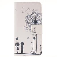 For Samsung Galaxy S7 Edge Wallet / Card Holder / with Stand / Flip Case Full Body Case Dandelion PU Leather Samsung S7 edge / S7