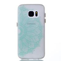 For Samsung Galaxy S8 Plus S7 Glow in the Dark Case Back Half Flowers Pattern Soft TPU Cover Case S8