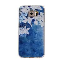 For Samsung Galaxy NOTE 5 NOTE 4 NOTE 3 Case Cover Small White Flowers Painted Pattern TPU Material Phone Case