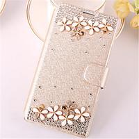 for samsung galaxy note7 card holder rhinestone with stand flip case f ...