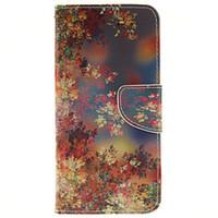For Samsung Galaxy S7 Edge Card Holder / Wallet / with Stand / Flip Case Full Body Case Flower PU Leather Samsung S7 edge / S7
