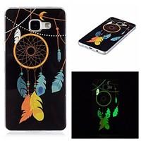 For Samsung Galaxy A3(2016) Cover Case Glow in The Dark IMD Pattern Case Back Dream Catcher Soft TPU for Samsung A5(2016)