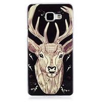 For Samsung Galaxy A3(2016) Cover Case Glow in The Dark IMD Pattern Case Back deer Soft TPU for Samsung A5(2016)