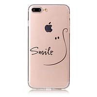 For Apple iPhone 7 Plus 7 Case Cover Pattern Back Cover Word / Phrase Soft TPU 6s Plus 6 Plus 6s 6 SE 5s 5
