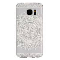 For Samsung Galaxy S7 Edge Frosted / Transparent Case Back Cover Case Mandala PC SamsungS7 Active / S7 plus / S7 edge plus / S7 edge / S7