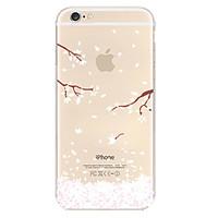 For iPhone 6 Case / iPhone 6 Plus Case Transparent / Pattern Case Back Cover Case Flower Soft TPU iPhone 6s Plus/6 Plus / iPhone 6s/6