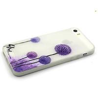 For iPhone 5 Case Glow in the Dark Case Back Cover Case Dandelion Soft TPU iPhone SE/5s/5
