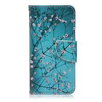 For LG Case Card Holder / Wallet / with Stand / Flip Case Full Body Case Flower Hard PU Leather LG
