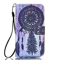 For Samsung A3(2017) A5(2017) Card Holder Wallet with Stand Case Full Body Case Dream Catcher Hard PU Leather