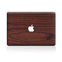 For MacBook Air 11 13/Pro13 15/Pro with Retina13 15/MacBook12 Brown Wood Grain Line Decorative Skin Sticker
