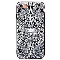 For Apple iPhone 7 7Plus 6S 6Plus Case Cover Ring Pattern TPU Material Painted Relief Phone Case
