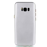 For Samsung Galaxy S8 Plus S8 Case Cover Smooth Oil TPU Material Metal Button Phone Case S7 S7 Edge