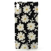 For Sony Case Pattern Case Back Cover Case Flower Soft TPU for Sony Sony Xperia M4 Aqua