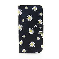 For iPhone 6 Case / iPhone 6 Plus Case Wallet / Card Holder / with Stand / Flip / Pattern Case Full Body Case Flower Hard PU Leather