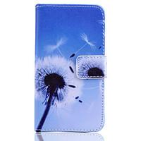 For Samsung Galaxy Case Card Holder / Wallet / with Stand / Flip Case Full Body Case Dandelion PU Leather SamsungS6 edge plus / S6 edge /