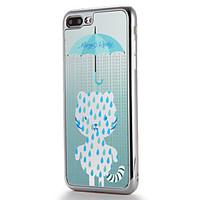 for apple iphone7 7 plus case cover plating mirror pattern back cover  ...