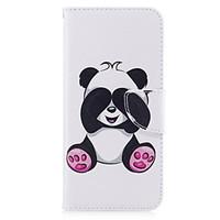 for samsung galaxy s8 s8 plus case cover panda pattern pu material car ...