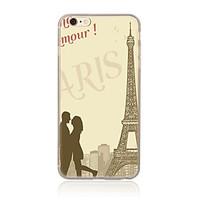 For Pattern Case Back Cover Case Eiffel Tower Soft TPU for Apple iPhone 7 Plus iPhone 7 iPhone 6s Plus/6 Plus iPhone 6s/6 iPhone SE/5s/5