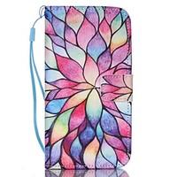 For Samsung Galaxy Case Card Holder / Wallet / with Stand / Flip Case Full Body Case Flower PU Leather SamsungS6 edge plus / S6 edge / S6