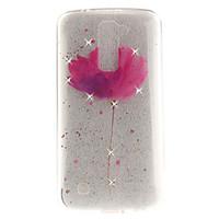 for lg k10 k7 case cover flower pattern hd painted drill tpu material  ...