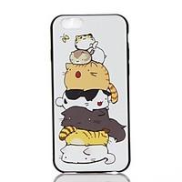For Pattern Case Back Cover Case Cat Soft TPU for Apple iPhone 7 7 Plus 6s 6 Plus
