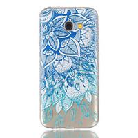 For Samsung Galaxy A5 A3 (2017) Case Cover Lotus Pattern Relief Dijiao TPU Material High Through The Phone Case