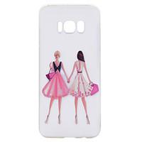 for samsung galaxy s8 plus s8 phone case girlfriends girl pattern soft ...