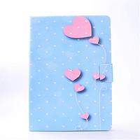 For iPhone iPad Pro 9.7\'\' iPad 2 / 3 / 4 PU Leather Material Love Balloon Pattern Painted Flat Protective Cover iPad Air 2 Air